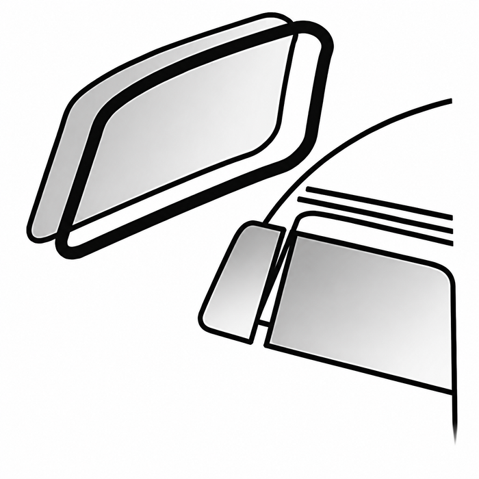 C16-113-121B - 113-845-121-B - 113845121B - FRONT WINDOW SEAL WITH GROOVE BEETLE 58-64 - SOLD EACH