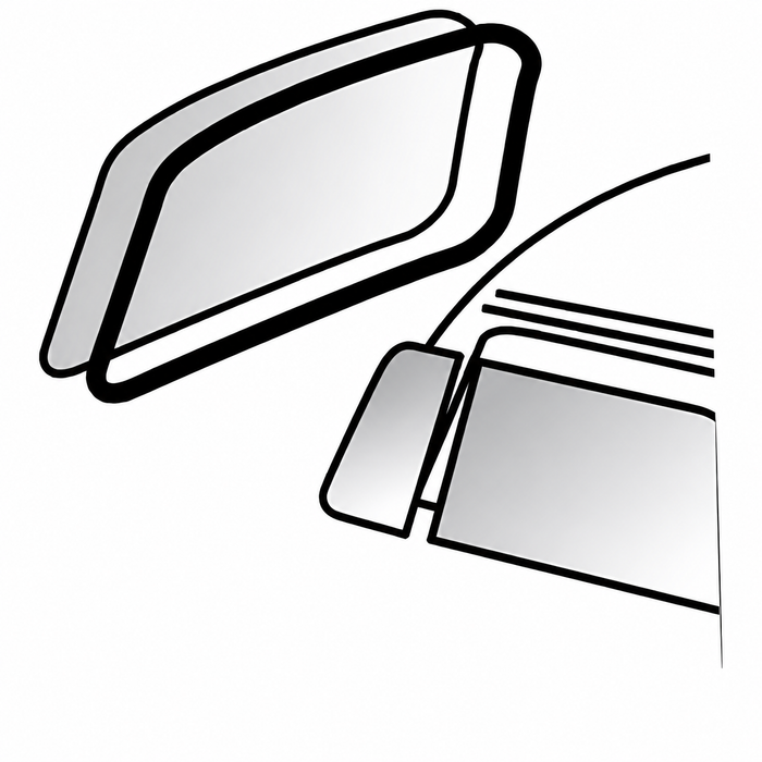 C16-113-121J - 113-845-121-J - 113845121J - FRONT WINDOW SEAL WITH GROOVE - STANDARD BEETLE 65-77 & SUPER BEETLE 71-72 - SOLD EACH