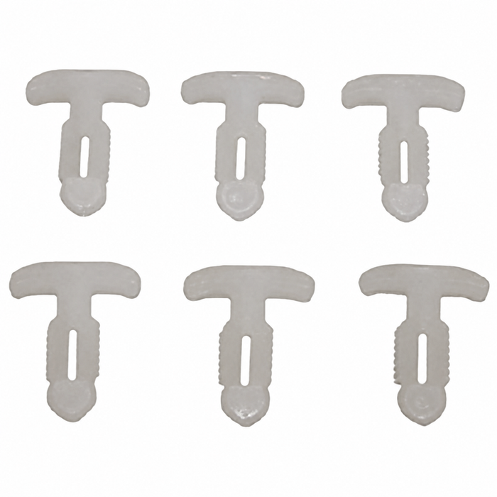 C16-133-719 - GERMAN - FRONT HOOD SEAL PINS TO HOLD DOWN TOP CORNERS OF SEAL #133-823-731 - SUPER BEETLE 73-79 - REF.#'s - 133-823-717 - 133823717 - SOLD 6 PIECE SET
