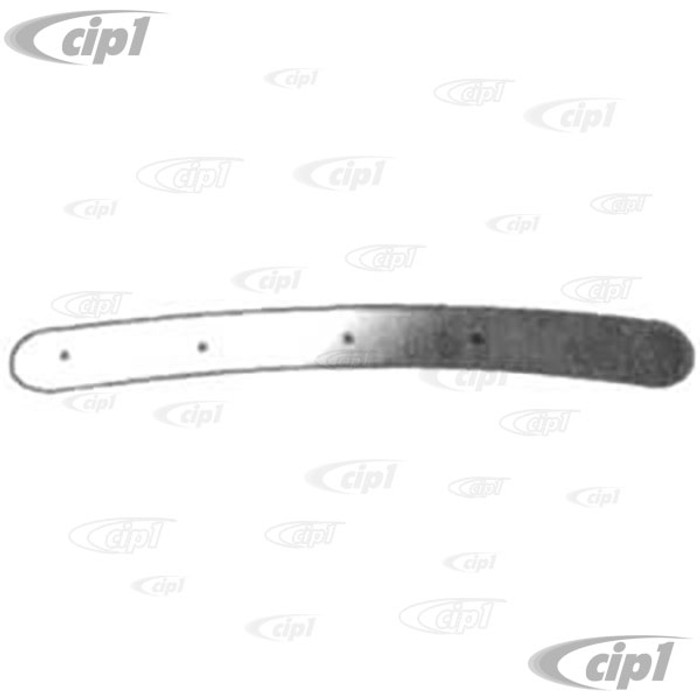 C16-141-050-WH - (141-871-050 141871050) - CONVERTIBLE HEADER BOW COVER WHITE ABS PLASTIC GHIA 69-1/2-74 - SOLD EACH