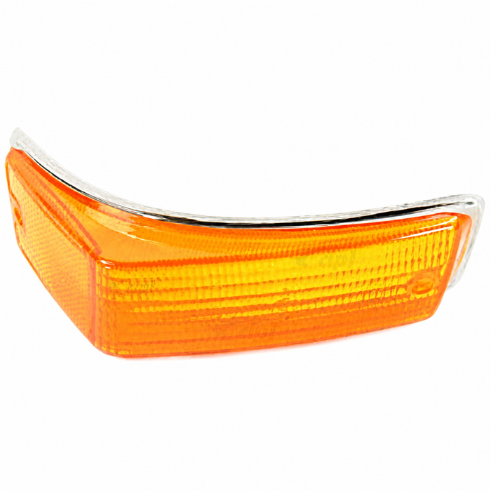 C16-141-162C-R - 141-953-162-C - 141953162C - EXCELLENT QUALITY - RIGHT - FRONT TURN SIGNAL LENS - AMBER - GHIA 70-74 - SOLD EACH
