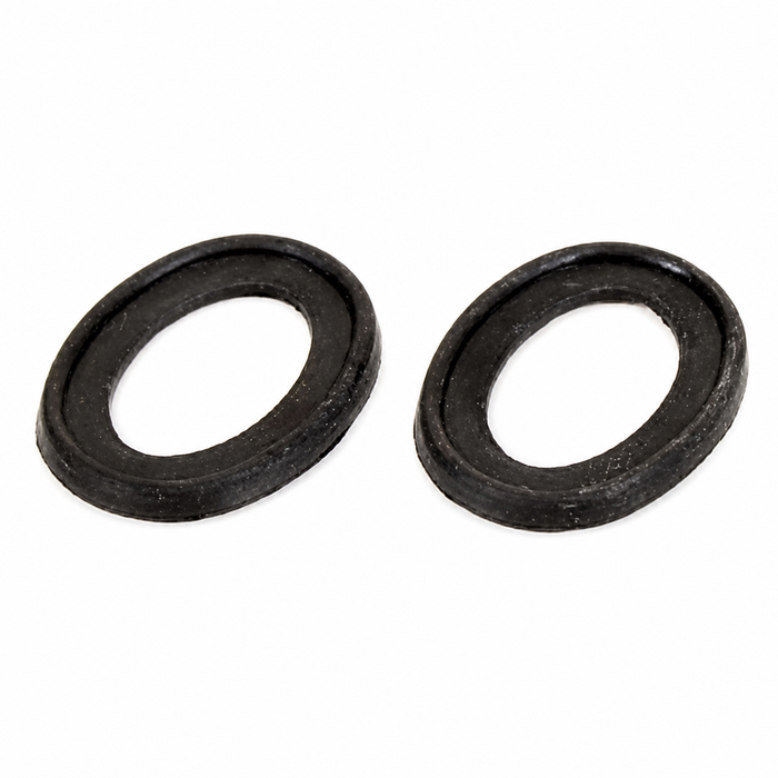C16-141-387 - (141-707-387- 141707387) - SEALS OVERRIDER TUBE TO BUMPER REAR GHIA 58-69 - SOLD PAIR