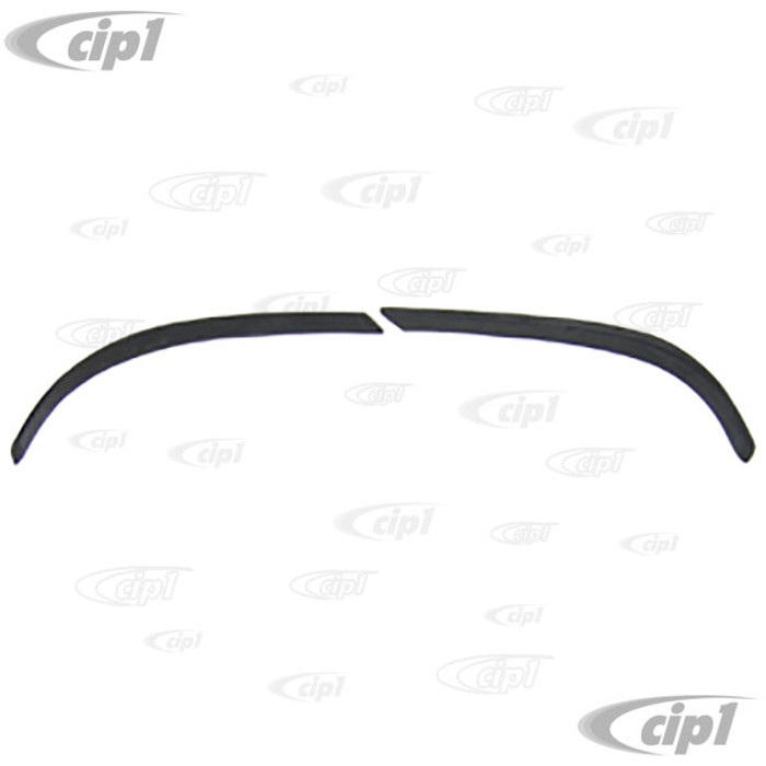 C16-141-911-LR - (141-813-911 141813911) - REAR BODY TACK STRIP SYNTHETIC GHIA 58-67 1/2  TO CHASSIS # 147 610 909 - SOLD 2 PIECE SET