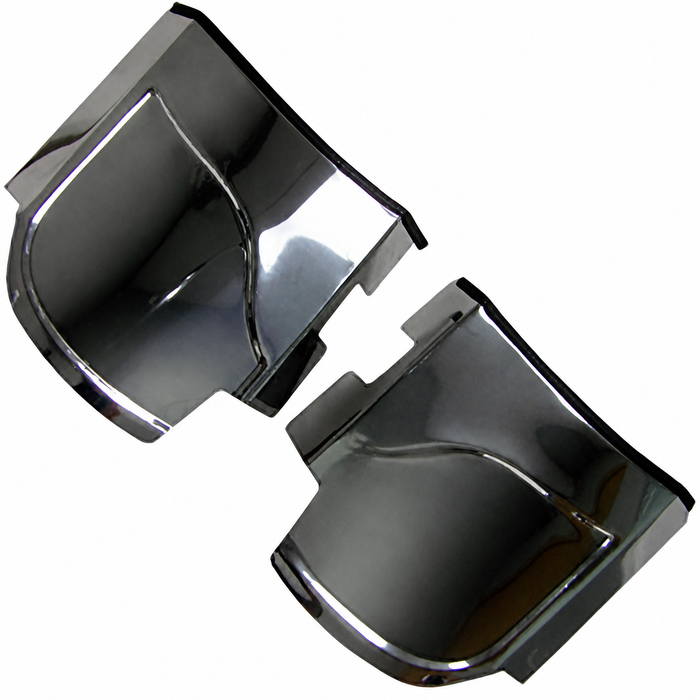 C16-151-069-LR - 111-017-321 - 111017321 - GERMAN - REAR ALUMINUM FENDER GRAVEL GUARDS - ALL BEETLES 46-77 - SOLD PAIR