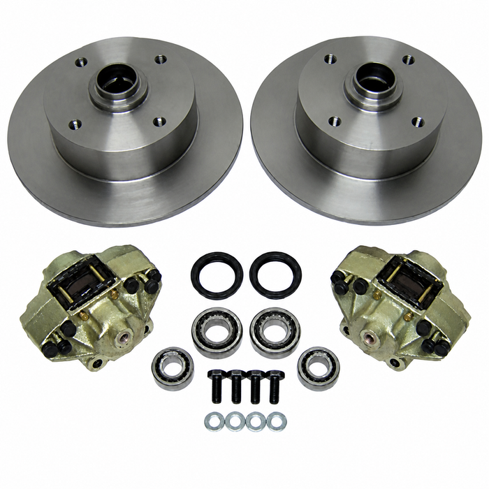 ACC-C10-4124 - DISC BRAKE COMPLETER KIT ALL BEETLE & GHIA - WITH YOUR CHOICE OF FRONT ROTORS - SOLD KIT
