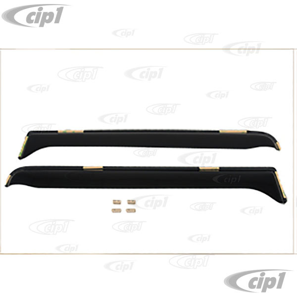 C20-853-9756 - SMOKED FRONT DOOR WINDOW WIND AND RAIN DEFLECTORS - VANAGON T25 80-91 - SOLD PAIR