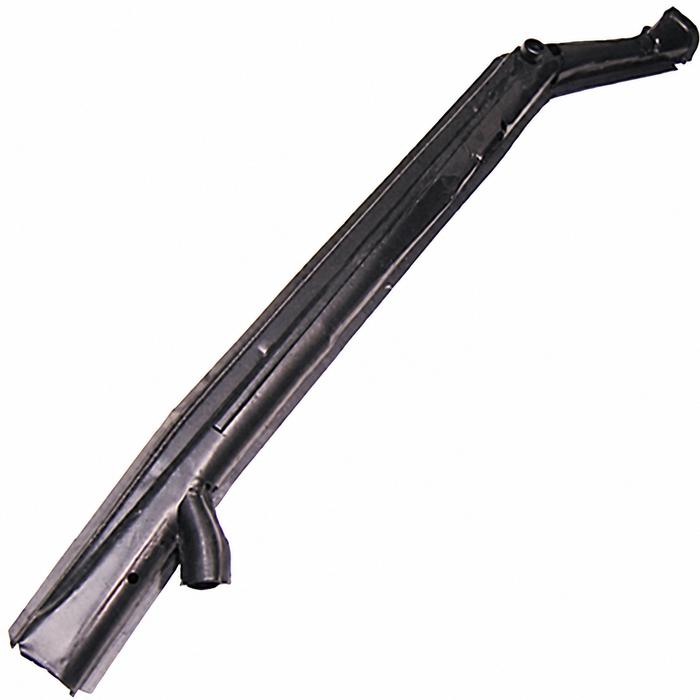 C24-111-801-045-K - 111801045K - HEAVY-DUTY 15.25 LB EACH QUALITY HEATER CHANNEL - LEFT - SUPER BEETLE 71-79 - NEW TOOLING FROM KLOKKERHOLM OF DENMARK - BLACK OR GALVANIZED COATING MAY VARY - SOLD EACH