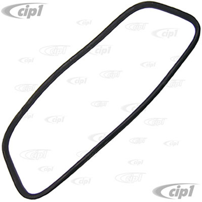 C24-111-845-521-K - OE GENUINE GERMAN - REAR WINDOW SEAL - STANDARD BEETLE 72-77 SEDAN WITHOUT GROOVE - MOLDED CORNERS - SOLD EA