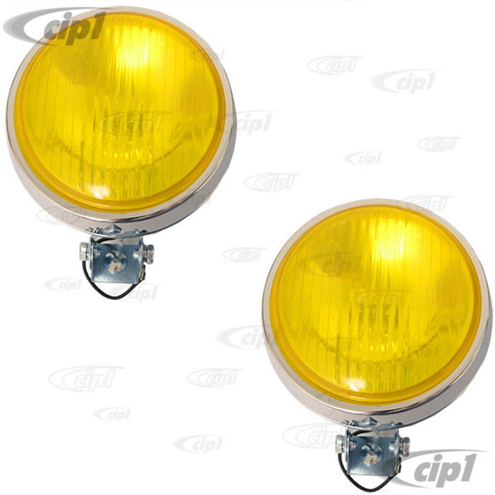 C24-111-941-120-YPR - PAIR OF 6 INCH FOG LIGHTS WITH H3 BULB