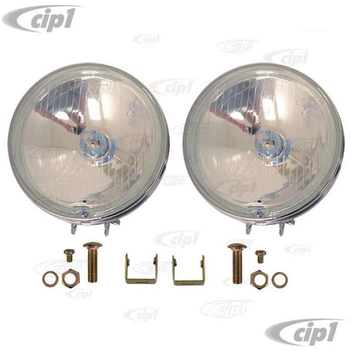 C24-111-941-120-YPR - PAIR OF 6 INCH FOG LIGHTS WITH H3 BULB