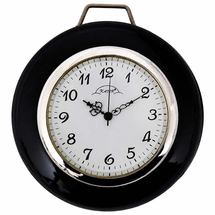 C24-113-415-CLOCK - HORN BUTTON WITH BUILT-IN CLOCK - WITH WHITE FACE - FOR STOCK STEERING WHEEL - BEETLE 60-71 - GHIA 60-71 - TYPE-3 62-71 - SOLD EACH
