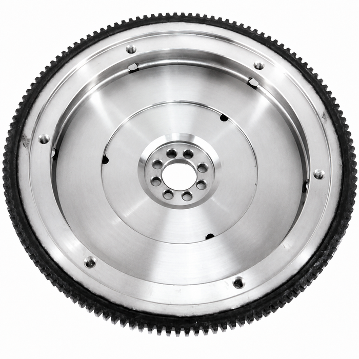 ACC-C10-5099 - 4099 - 60007 - TOP QUALITY - 1 PIECE DESIGN - FORGED CHROMOLY 200MM 12 VOLT FLYWHEEL - LIGHTENED TO APPROX. 13LBS - SPG 8 DOWEL PATTERN - ALL 1600CC BEETLE STYLE ENGINES - SOLD EACH