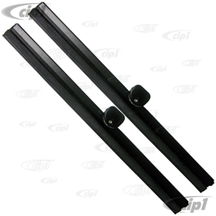 C24-113-955-425-BG2 - PAIR OF FLAT STYLE WIPER BLADES - BLACK - BEETLE 58-64 - SOLD PAIR