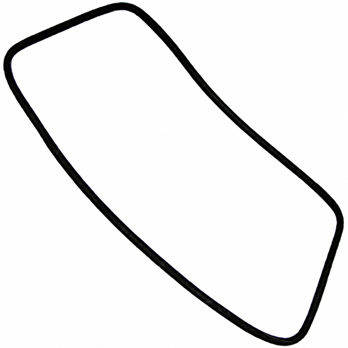 C24-143-845-121-R - OE GERMAN FRONT WINDOW SEAL W/ GROOVE FOR MOLDING GHIA 56-66 - WITH MOLDED CORNERS