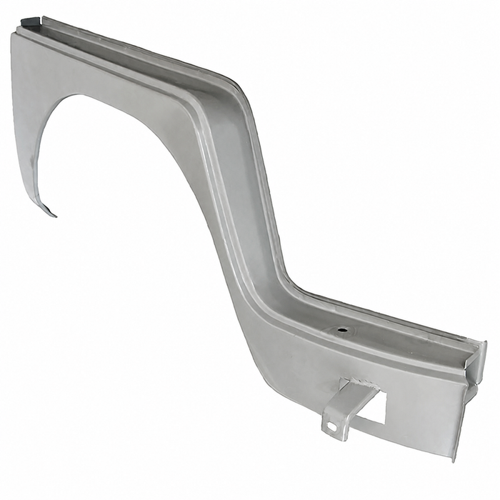 C24-211-809-502 - 211809502 - SILVER WELD-THROUGH HIGH QUALITY SHEET METAL - COMPLETE FRONT WHEEL ARCH DOG LEG UNDER DOOR - RIGHT - BUS 52-62 - SOLD EACH