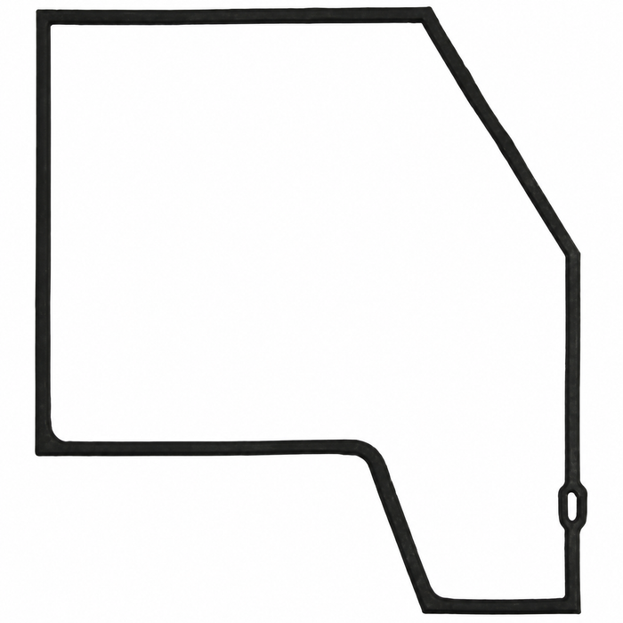 C24-211-831-721-DGR - (211831721D) OE GERMAN (BEST QUALITY) - FRONT DOOR SEAL - LEFT - BUS 68-79 - SOLD EACH