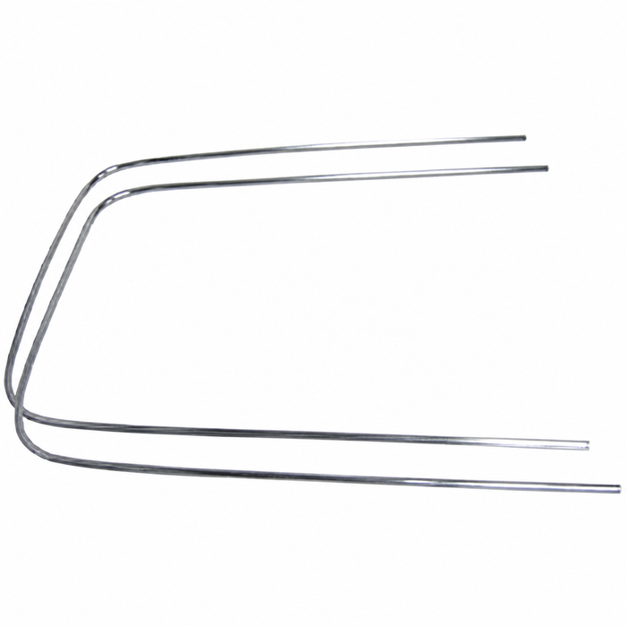 C24-241-853-355 - CHROME MOLDING FOR REAR WINDOW BUS 68-79- SECURING CLIPS SOLD SEPARATELY - 2 CLIPS REQUIRED