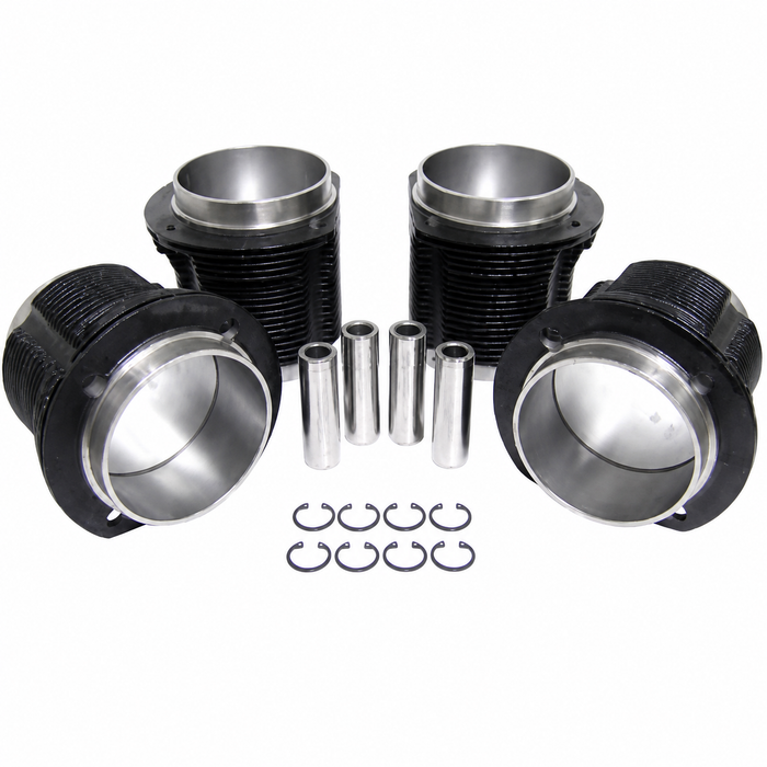 ACC-C10-5204 - AA-PRODUCTS - 90.5MM X 82MM - 2110CC SLIPPER-SKIRT PISTON & CYLINDER - DESIGNED FOR BEETLE STYLE 1600CC BASED ENGINE - MACHINING REQUIRED (COMPLETE SET FOR 1 ENGINE) - SOLD SET