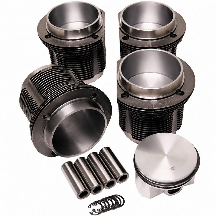 ACC-C10-5206-THW - AA-PRODUCTS - HD 92MM X 82MM WITH EXTRA THICK CYLINDER WALLS (FIT CASE / HEADS MACHINED FOR 94MM P/C'S) - 2180CC SLIPPER-SKIRT PISTON & CYLINDER - DESIGNED FOR BEETLE STYLE 1600CC BASED ENGINE - SOLD SET