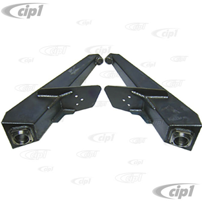 C26-530-015 - HEAVY-DUTY CUSTOM BOXED 3X3 REAR TRAILING ARM DOG LEGS WITH EXTRA WELDING AND REINFORCEMENTS - 3 INCH WIDER - 3 INCH LONGER - SOLD PAIR