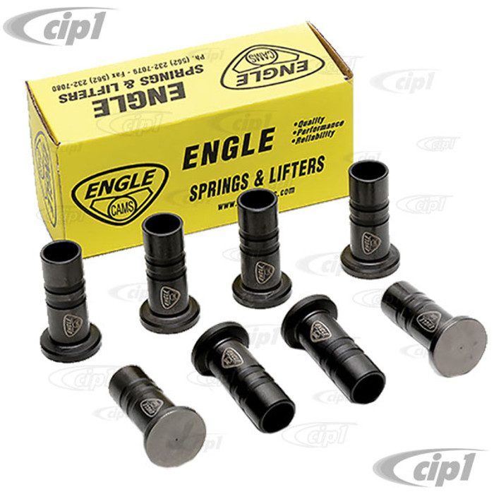 ACC-C10-5260-PE - 6001PE PHOSPHATE COATED GENUINE ENGLE BRAND CAM FOLLOWER SET WITH OILING HOLE - BEST QUALITY - LIGHTWEIGHT RACING  LIFTERS - SET OF 8