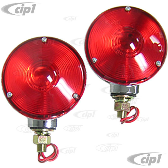 C26-945-194 - HEAVY DUTY 4 INCH DIAMETER OFF ROAD TAIL LIGHT WITH RED LENS ( HEAVY-DUTY VERSION OF ACC-C10-2535) - SOLD PAIR