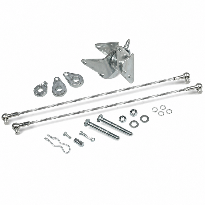 C31-129-941-400 - 17-2000CC BUS/TYPE-4 ENGINE BELLCRANK LINKAGE FOR 911 STYLE FAN SHROUD WITH IDF STYLE CARBURETORS - SOLD KIT