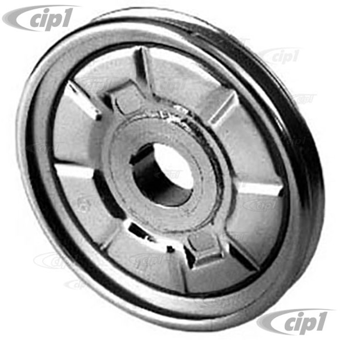 ACC-C10-5416 - CHROME OEM STYLE CRANK PULLEY - BEETLE 66-79 / GHIA 66-74 / BUS 63-71 / THING 73-74
