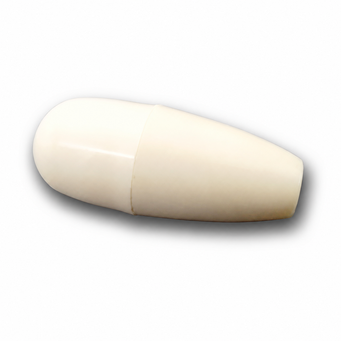 C33-S00913 - 113-953-541-IV - 113953541IV - GERMAN QUALITY FROM C&C U.K.  -IVORY TURN SIGNAL SWITCH KNOB - BEETLE 52-59 - BUS 55-65 - SOLD EACH