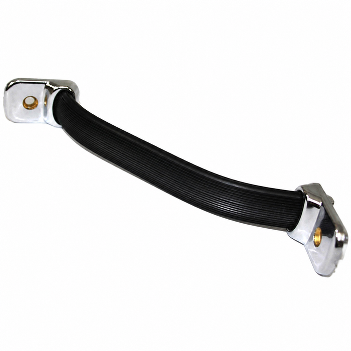 C33-S01484 - 241867161B - 241-867-161-B - GERMAN QUALITY FROM C&C U.K. - DELUXE BLACK GRAB HANDLE WITH CHROME ENDS - BUS 68-79 - SOLD EACH