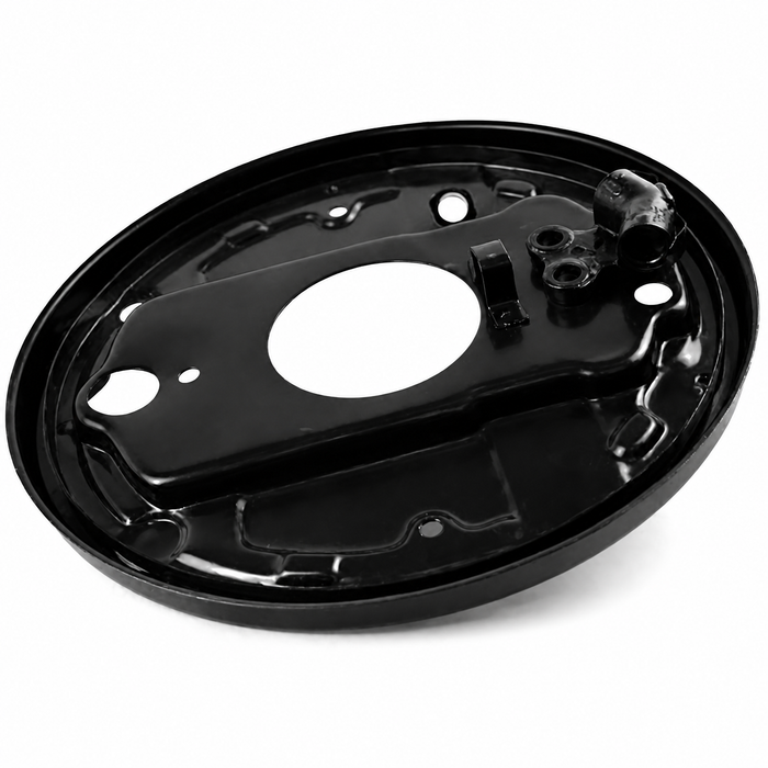 C33-S02355 - 211609426L - 211-609-426-L - GERMAN QUALITY FROM C&C U.K. - BRAKE BACKING PLATE - RIGHT REAR - BUS 71-79 - SOLD EACH