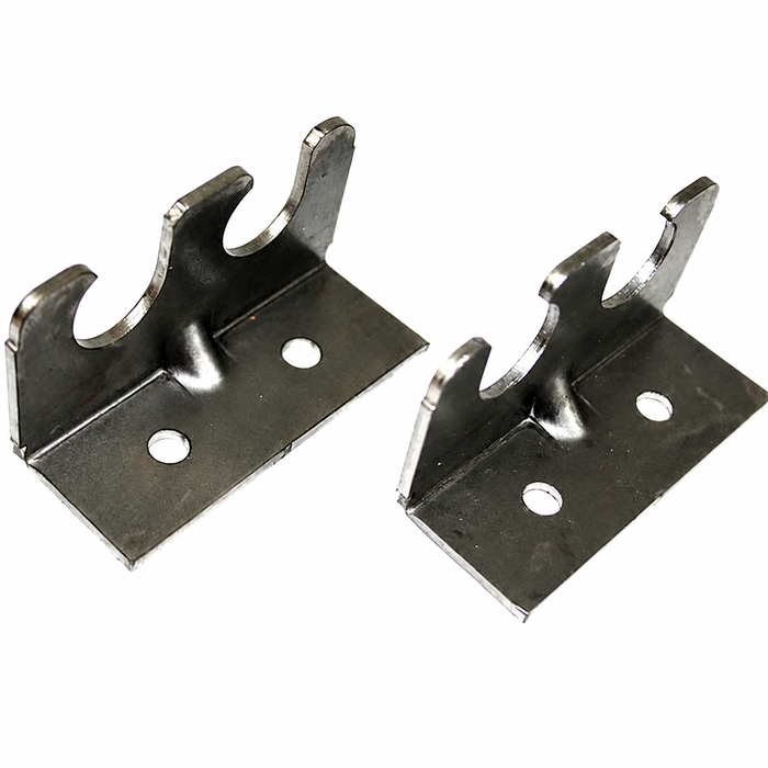 C33-S23646 - 211-881-300 - 211881300 - GERMAN QUALITY FROM C&C U.K. - PASSENGER SEAT WALK THROUGH MOUNTS - BUS 68-79 - SOLD PAIR