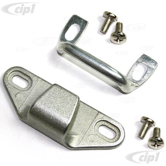 C33-S28394 - 211881542 - 211-881-542 - GERMAN QUALITY FROM C&C U.K. - FRONT PASSENGER SEAT QUICK RELEASE SEAT BRACKET SET - HOOK FOR SEAT - BAR FOR BULKHEAD - BUS 68-74 - SOLD SET