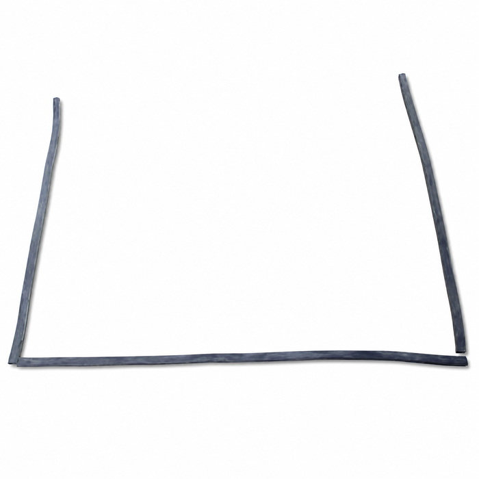 C33-S99880 - (211829193B - 211-829-193-B) - GERMAN QUALITY FROM C&C U.K. - 3 PIECE REAR CARGO DOOR/HATCH SEAL - ORIGINAL STYLE SPONGE - BLACK - BUS 55-63 - SOLD EACH