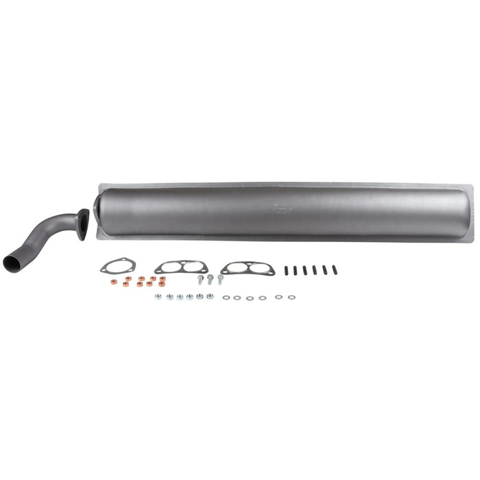 P-021-251-053-C - 021251053C - SPORT EXHAUST / MUFFLER KIT - 45MM TAIL PIPE WITH MOUNTING KIT - PAINTED BLACK FOR SHIPPING - HEAT PAINT IS REQUIRED - PORSCHE 914 17-1800CC - NOT 2000CC MODELS - SOLD KIT