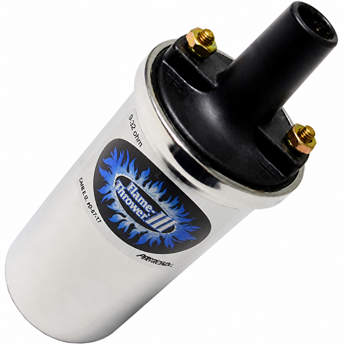 PER-44001 - PERTRONIX FLAMETHROWER III COIL 45000 VOLTS CHROME (USE ONLY WITH IGNITOR-III ) - SOLD EACH