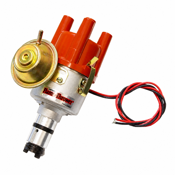 PER-D186504 - PERTRONIX VACUUM ADVANCE (SVDA) DISTRIBUTOR - COMPLETE WITH IGNITOR IGNITION MODULE INSTALLED - ALL BEETLE STYLE ENGINES
