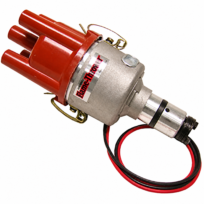 PER-D186604 - PERTRONIX - 009 STYLE MECHANICAL ADVANCE DISTRIBUTOR WITH FLAMETHROWER IGNITION MODULE - FITS MOST AIRCOOLED 12VOLT MODELS