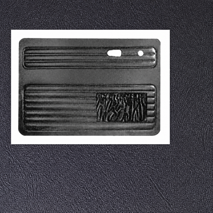 T10-1009-11 - 67-79 BEETLE FRONT DOOR PANEL PAIR - BLACK - SOLD PAIR