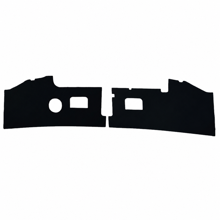 T10-2121-11 - 68-70 BUS FRONT KICK PANELS 2PC - BLACK