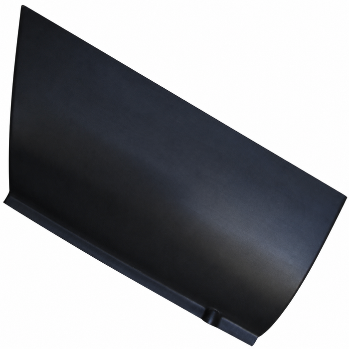 TAB-402-532 - (211809160 211-809-160) LOWER RIGHT REAR ROCKER PANEL - 15 INCHES LONG - RIGHT FRONT OF REAR WHEEL ARCH - BUS 50-72 - BLACK OR GALVANIZED COATING MAY VARY - SOLD EACH
