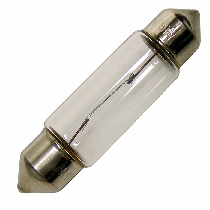VHD-N17-7251-10 - BULB 6 VOLT 5 WATT - DOME LIGHT - 39MM LONG - SOLD BOX OF 10