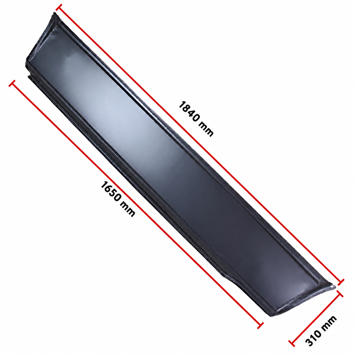 VNG-95-57-00-1 - (251-809-559-L 251-809-559L) - ROCKER PANEL LEFT (WHEEL ARCH TO WHEEL ARCH - 1650MM LONG) - VANAGON 80-92 - BLACK OR GALVANIZED COATING MAY VARY - SOLD EACH