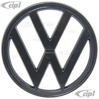 VWC-211-853-601-EBK - 211853601E - FRONT NOSE EMBLEM - BLACK