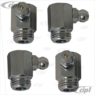 VHD-N18-5161-90SET - SET OF 4 GREASE NIPPLES (ZIRK FITTING) - 10MM
