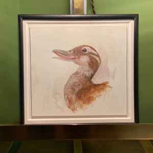'Duck' Painting by Rafael Soares - Watercolor Art
