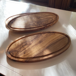 Olive Wood Oval Board Olive Wood Oval Board