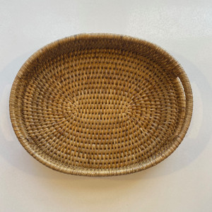 Rattan Oval Vanity Tray Rattan Oval Vanity Tray