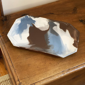 Large Ceramic Tray - Geode Finish Large Ceramic Tray - Geode Finish