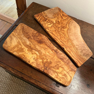 Olive Wood Rustic Cutting Board - 17" by Natural Olivewood